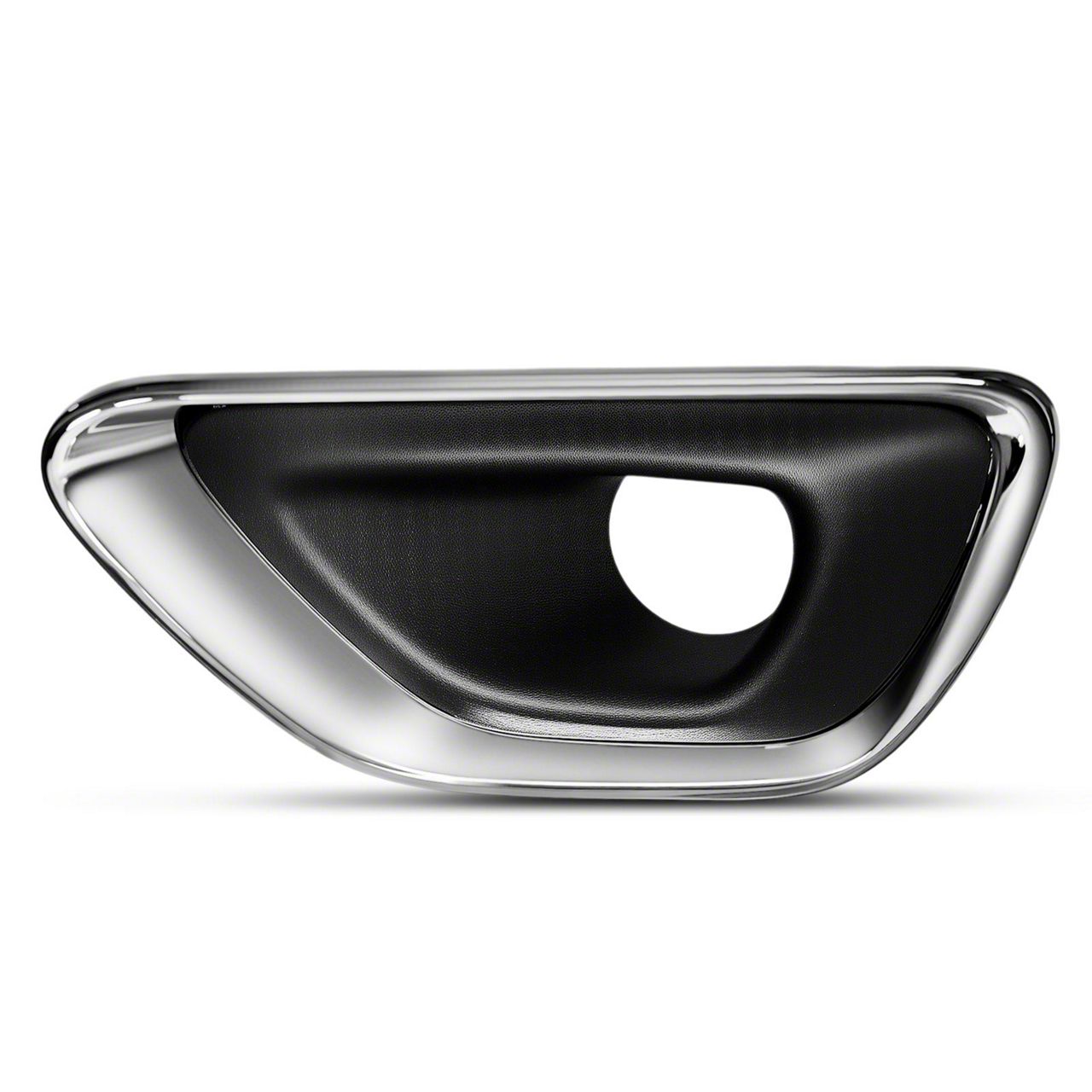 Jeep Grand Cherokee Fog Light Bezel; Driver Side; Black/Chrome (14-16 ...