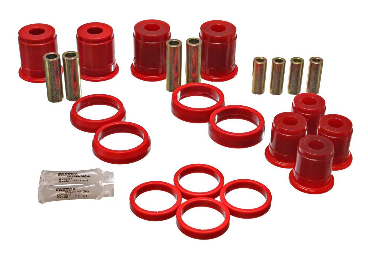 Jeep Grand Cherokee Front Control Arm Bushings; Red (9398 Jeep Grand Cherokee ZJ) Free Shipping