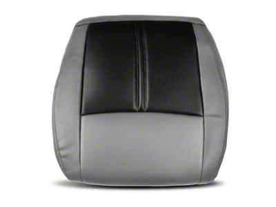 Front Driver Side Seat Cover; Gray Leather (05-07 Jeep Grand Cherokee WK)