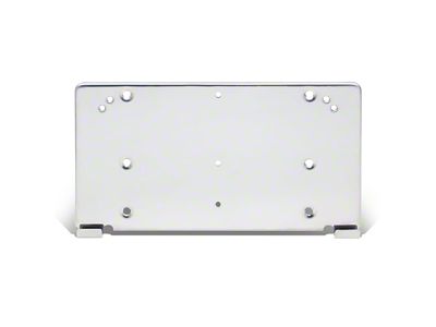 Front License Plate Mounting Bracket; Black (11-13 Jeep Grand Cherokee WK2)