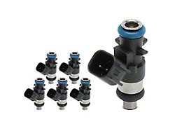 Fuel Injector Kit; Set of 6; Black (16-17 3.6L Jeep Grand Cherokee WK2)