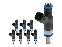 Fuel Injector Kit; Set of 8; Black (12-21 6.4L HEMI Jeep Grand Cherokee WK2)