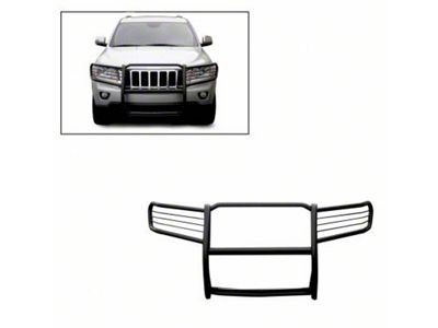 Grille Guard; Black (11-21 Jeep Grand Cherokee WK2 w/o Adaptive Cruise Control, Excluding EcoDiesel, Limited X, SRT, Summit & Trackhawk)
