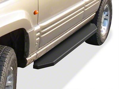 H-Style Running Boards; Polished (99-04 Jeep Grand Cherokee WJ Laredo)