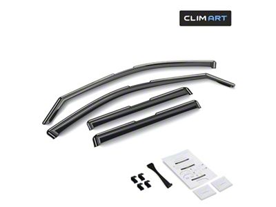 in-Channel Window Deflectors (22-25 Jeep Grand Cherokee WL)