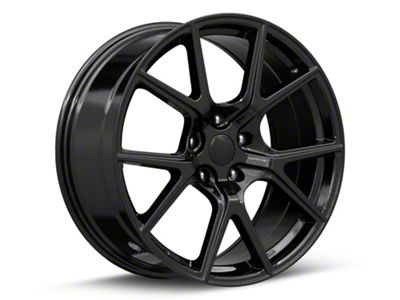 JP2 Gloss Black Wheel; 20x9; 34mm Offset (22-25 Jeep Grand Cherokee WL)