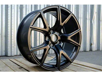 JP2 Matte Black Wheel; 20x9; 34mm Offset (22-25 Jeep Grand Cherokee WL)