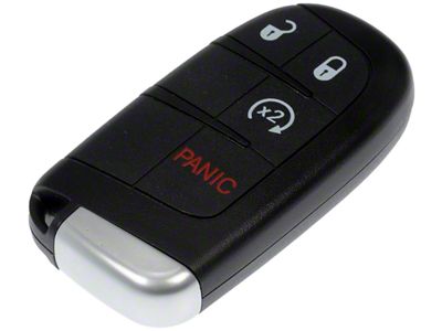 Keyless Entry Remote; 4-Button (14-21 Jeep Grand Cherokee WK2 w/ Remote Start)