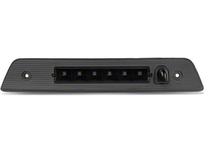 LED Third Brake Light; Black Housing; Clear Lens (05-10 Jeep Grand Cherokee WK)