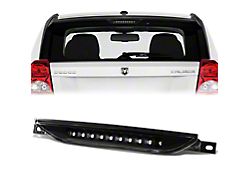 LED Third Brake Light; Black Housing; Clear Lens (11-21 Jeep Grand Cherokee WK2)