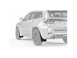 Mud Flaps; Front and Rear; Matte Black Vinyl (11-19 Jeep Grand Cherokee WK2)