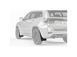 Mud Flaps; Front and Rear; Satin Black Vinyl (11-19 Jeep Grand Cherokee WK2)