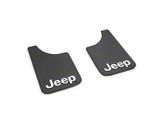 Mud Guards with Jeep Logo; Front or Rear (Universal; Some Adaptation May Be Required)