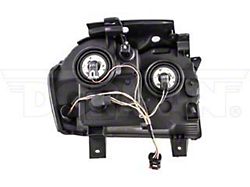 OE Style Headlight; Chrome Housing; Clear Lens; Driver Side (05-07 Jeep Grand Cherokee WK)