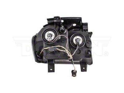 OE Style Headlight; Chrome Housing; Clear Lens; Driver Side (05-07 Jeep Grand Cherokee WK)