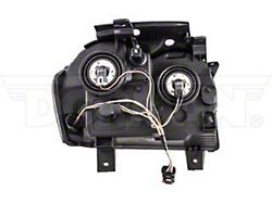 OE Style Headlight; Chrome Housing; Clear Lens; Passenger Side (05-07 Jeep Grand Cherokee WK)