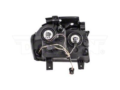 OE Style Headlight; Chrome Housing; Clear Lens; Passenger Side (05-07 Jeep Grand Cherokee WK)