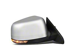 OE Style Powered Heated Side Mirror with Turn Signal and Blind Spot Detection; Chrome; Passenger Side (11-13 Jeep Grand Cherokee WK2 w/ Mirror Memory & w/o Dimmer)