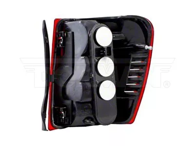 OE Style Tail Light; Black Housing; Red/Clear Lens; Driver Side (02-04 Jeep Grand Cherokee WJ)