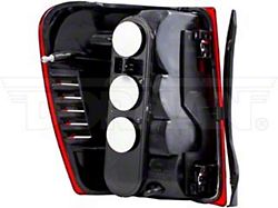 OE Style Tail Light; Black Housing; Red/Clear Lens; Passenger Side (02-04 Jeep Grand Cherokee WJ)