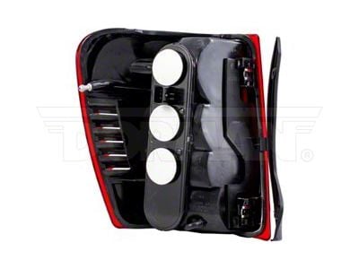 OE Style Tail Light; Black Housing; Red/Clear Lens; Passenger Side (02-04 Jeep Grand Cherokee WJ)