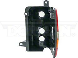 OE Style Tail Light; Chrome Housing; Red/Clear Lens; Driver Side (93-98 Jeep Grand Cherokee ZJ)