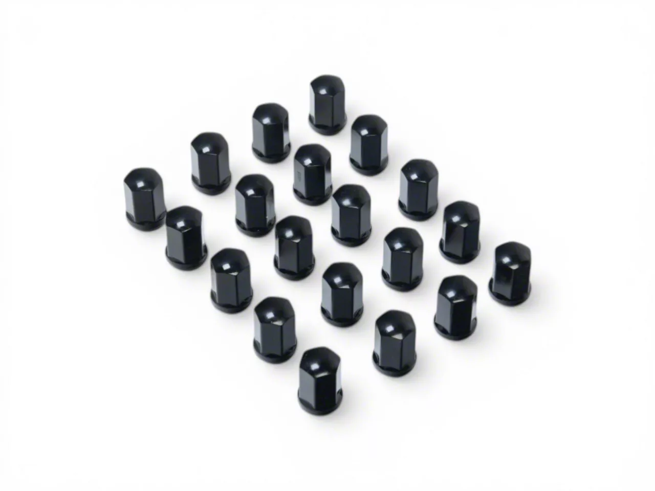 Jeep Grand Cherokee OEM Factory Style Black Lug Nut Kit; M14 x 1.5