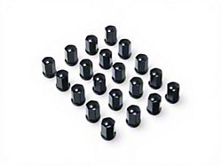 OEM Factory Style Black Lug Nut Kit; M14 x 1.5; Set of 20 (11-25 Jeep Grand Cherokee WK2 & WL)