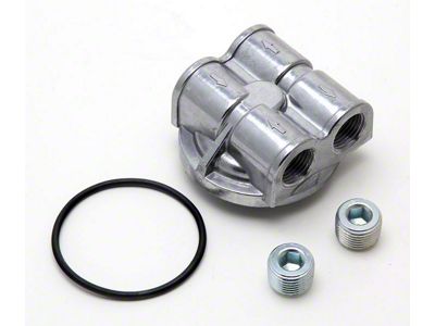 Oil Bypass Adapter; 90-Degrees; 22mm x 1.50 Threads (09-21 5.7L HEMI Grand Cherokee WK & WK2)