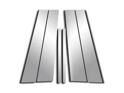 Pillar Posts; Polished; Set of 8 (05-10 Jeep Grand Cherokee WK)