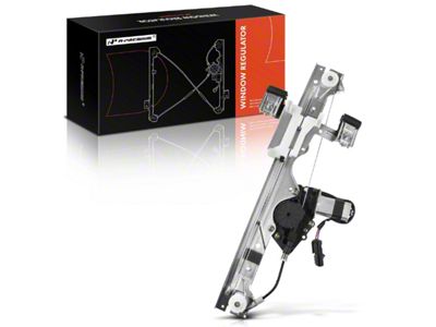 Power Window Regulator with Motor; Rear Passenger Side (05-10 Jeep Grand Cherokee WK)