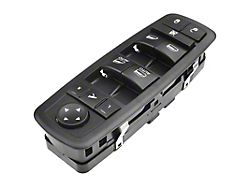Power Window Switch; Front Driver Side (11-13 Jeep Grand Cherokee WK2 w/o Power Folding Mirrors)