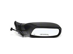 Powered Heated Power Folding Mirror; Textured Black; Passenger Side (05-10 Jeep Grand Cherokee WK w/ Memory Recall)