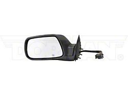 Powered Heated Side Mirror; Driver Side; Black (05-07 Jeep Grand Cherokee WK w/o Memory Mirrors)