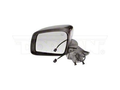 Powered Heated Side Mirror; Driver Side; Black (11-14 Jeep Grand Cherokee WK2 w/o Auto Dim Mirrors)