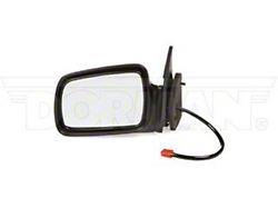 Powered Heated Side Mirror; Driver Side; Black (93-95 Jeep Grand Cherokee ZJ)