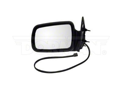 Powered Heated Side Mirror; Driver Side; Black (96-98 Jeep Grand Cherokee ZJ w/o Memory Mirrors)