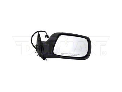 Powered Heated Side Mirror; Passenger Side; Black (06-07 Jeep Grand Cherokee WK w/o Memory Mirrors)