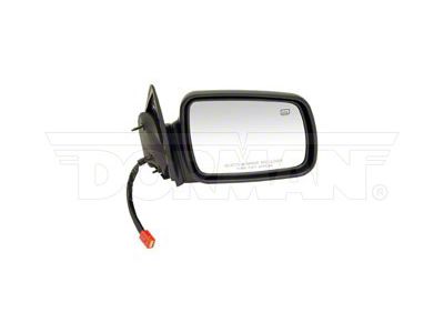 Powered Heated Side Mirror; Passenger Side; Black (93-95 Jeep Grand Cherokee ZJ)