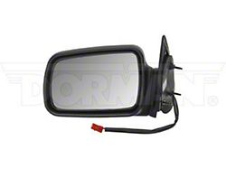 Powered Non-Heated Side Mirror; Driver Side; Black (93-95 Jeep Grand Cherokee ZJ)