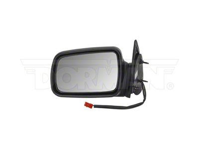 Powered Non-Heated Side Mirror; Driver Side; Black (93-95 Jeep Grand Cherokee ZJ)