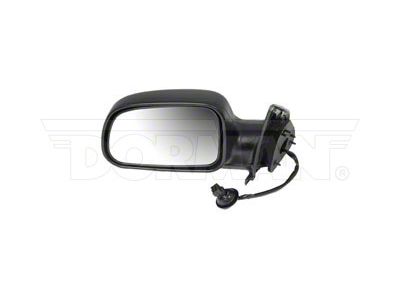 Powered Non-Heated Side Mirror; Driver Side; Black (99-04 Jeep Grand Cherokee WJ)
