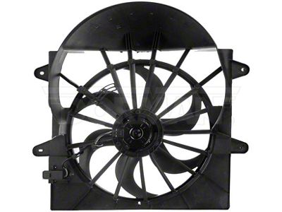 Radiator Fan Assembly with Resistor (08-10 3.7L Jeep Grand Cherokee WK)