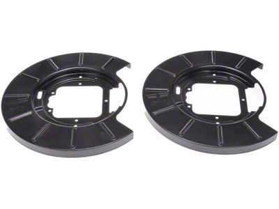 Rear Brake Backing Plate; Pair (99-04 Jeep Grand Cherokee WJ)