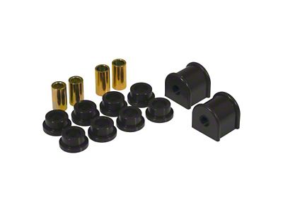 Rear Sway Bar and End Link Bushing Kit; 9/16-Inch Bar; Black (99-04 Jeep Grand Cherokee WJ)