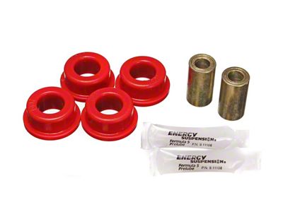 Rear Track Arm Bushings; Red (93-98 Jeep Grand Cherokee ZJ)