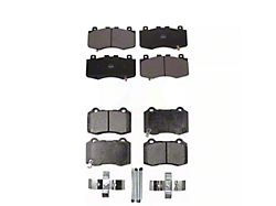 Semi-Metallic Brake Pads; Front and Rear (18-21 Jeep Grand Cherokee WK2 Trackhawk)