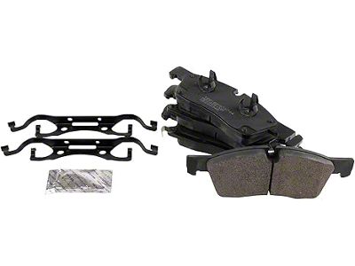 Semi-Metallic Brake Pads; Front Pair (11-12 Jeep Grand Cherokee WK2, Excluding SRT8; 13-16 Jeep Grand Cherokee WK2 w/ Solid Rear Rotors)