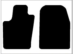 Sport Touring Cutpile Front Floor Mats; Medium Dark Gray (11-15 Jeep Grand Cherokee WK2 w/o Passenger Side Grommets)