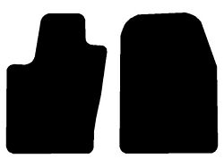 Sport Touring Cutpile Front Floor Mats; Medium Dark Gray (11-15 Jeep Grand Cherokee WK2 w/ 2 Passenger Side Grommets)